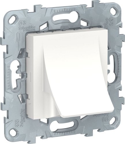 Вывод кабеля без рамки Schneider Electric Unica New белый фото Вывод кабеля без рамки Schneider Electric Unica New белый картинка